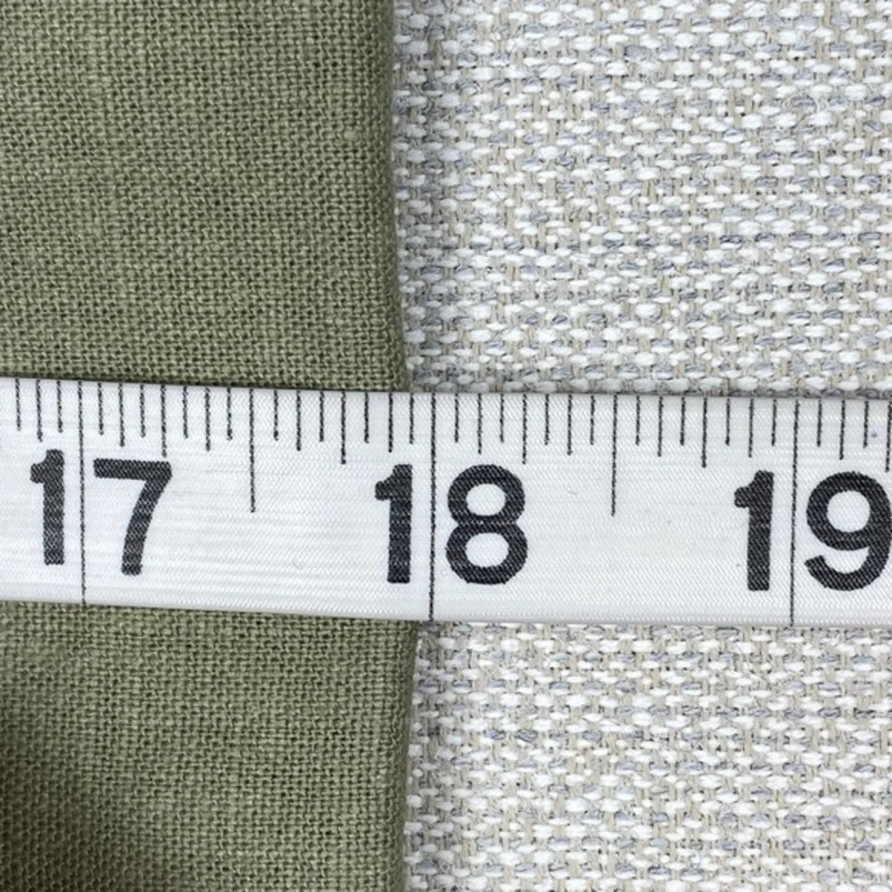 Raven + Lily Sham‎ SET 2 Pillowcases Sage Green Remnant Fabric Eco Friendly 18